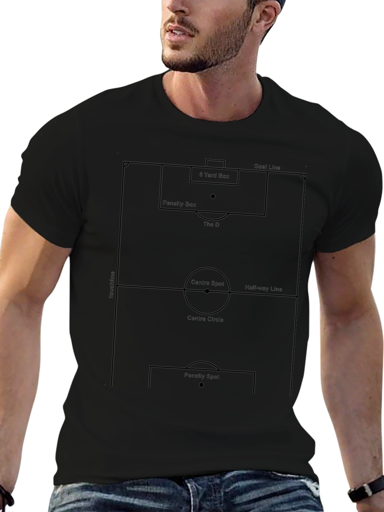Soccer Field Diagram T-Shirt