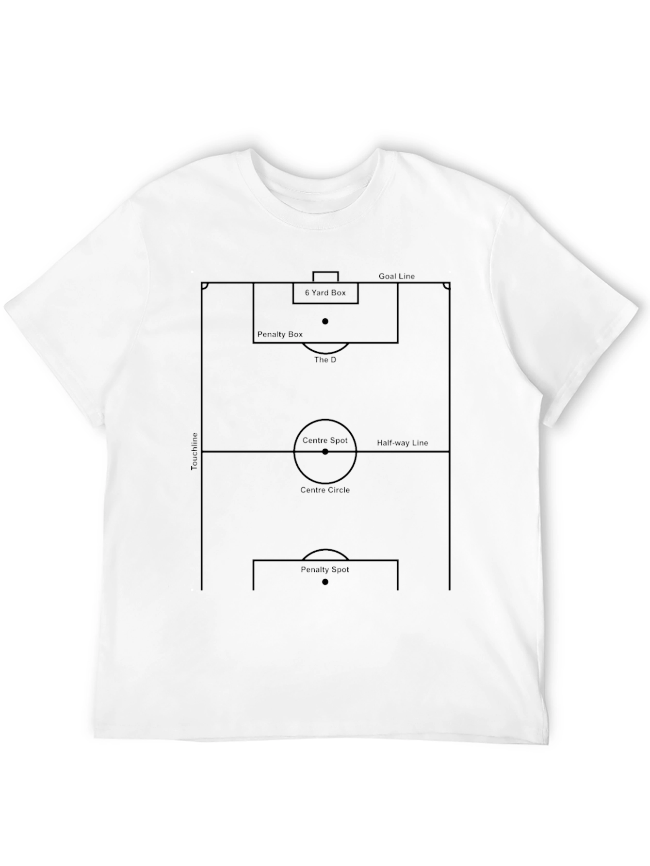 Soccer Field Diagram T-Shirt