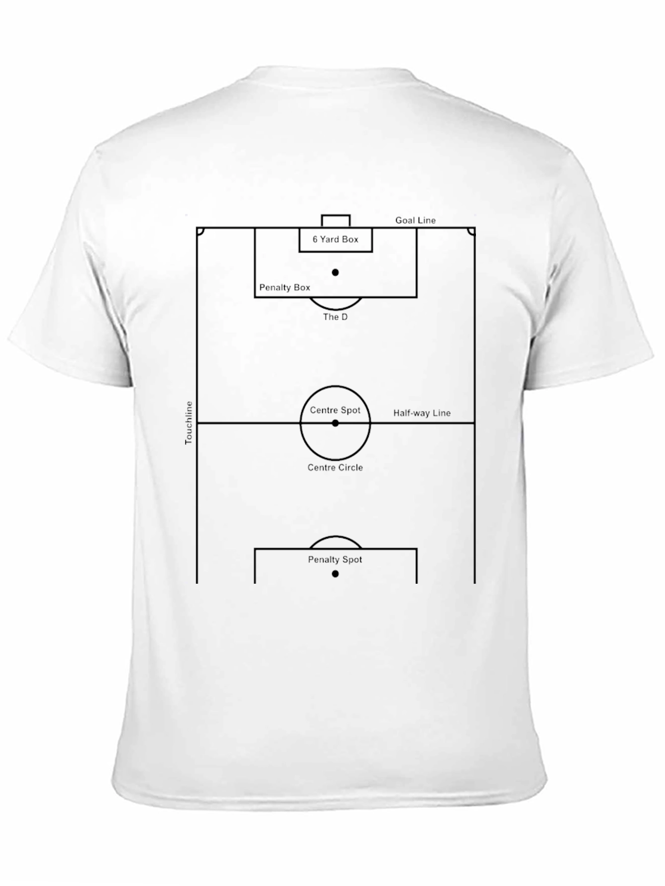 Soccer Field Diagram T-Shirt