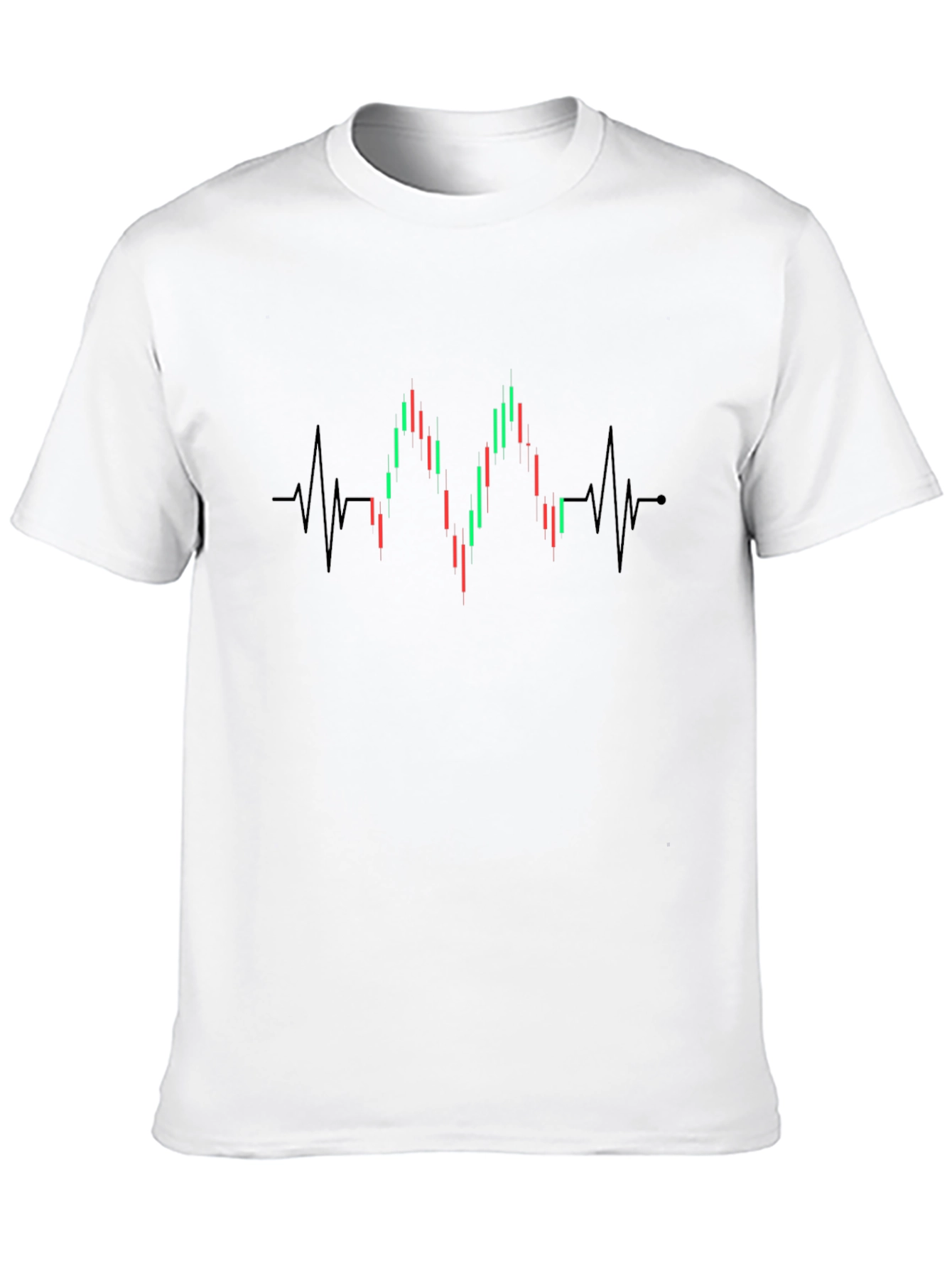 Stock Trader Heartbeat T-Shirt - Bull & Bear