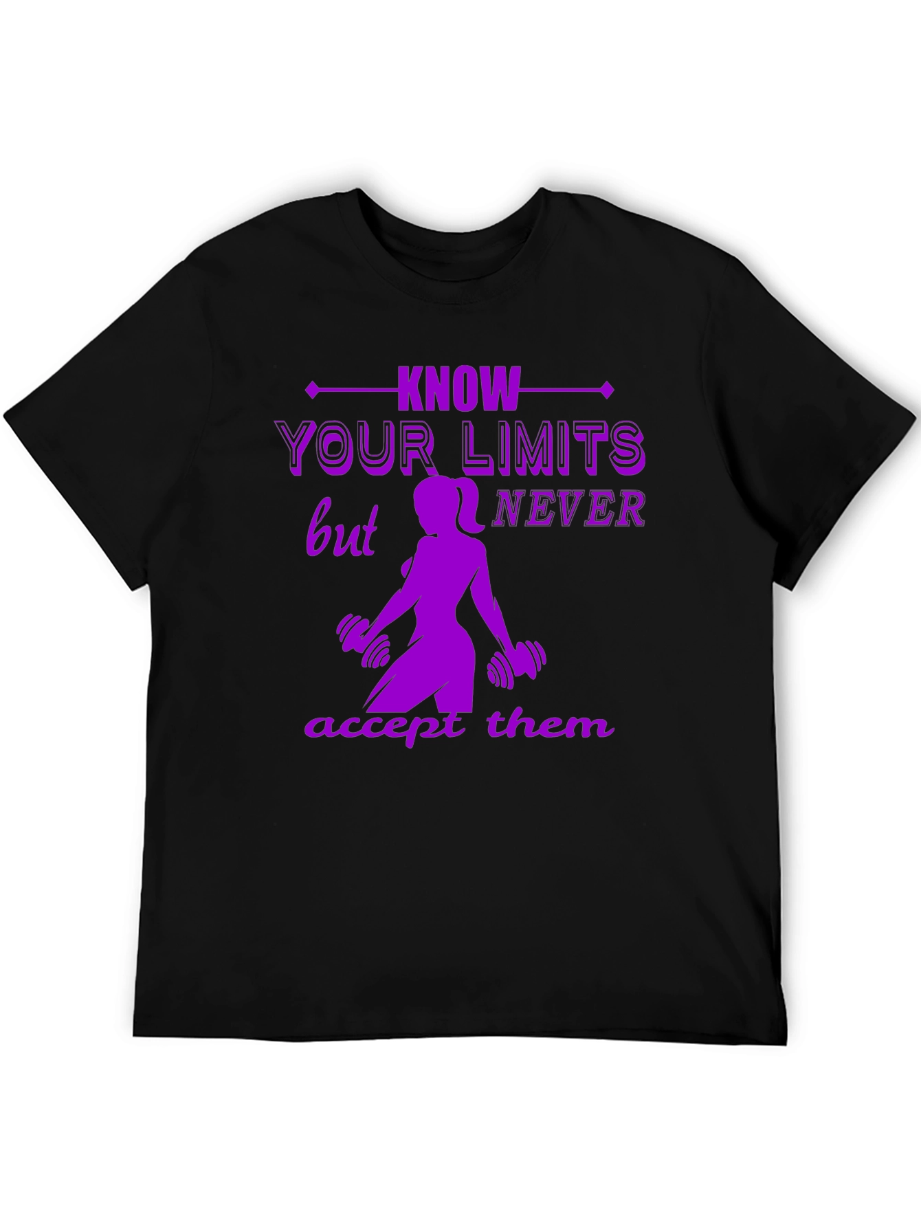Know Your Limits Workout Graphic Tee