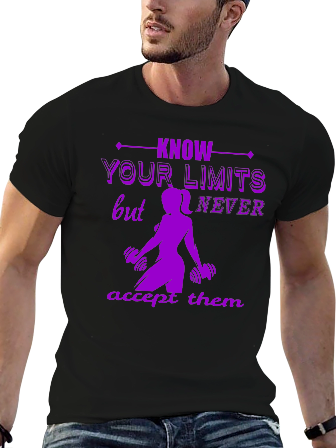 Know Your Limits Workout Graphic Tee