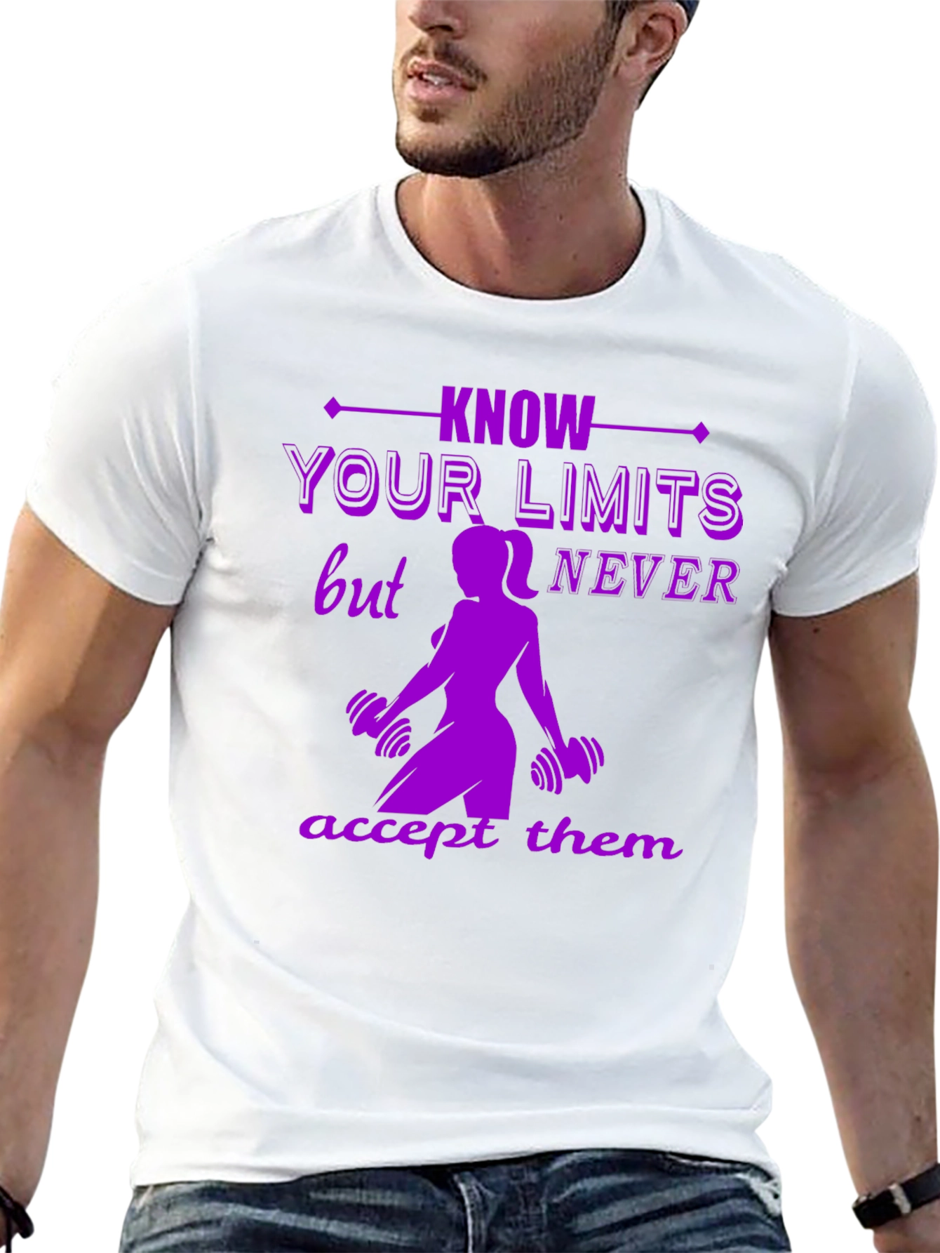 Know Your Limits Workout Graphic Tee