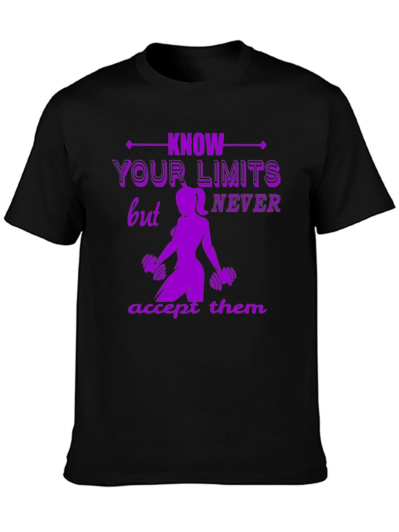 Know Your Limits Workout Graphic Tee