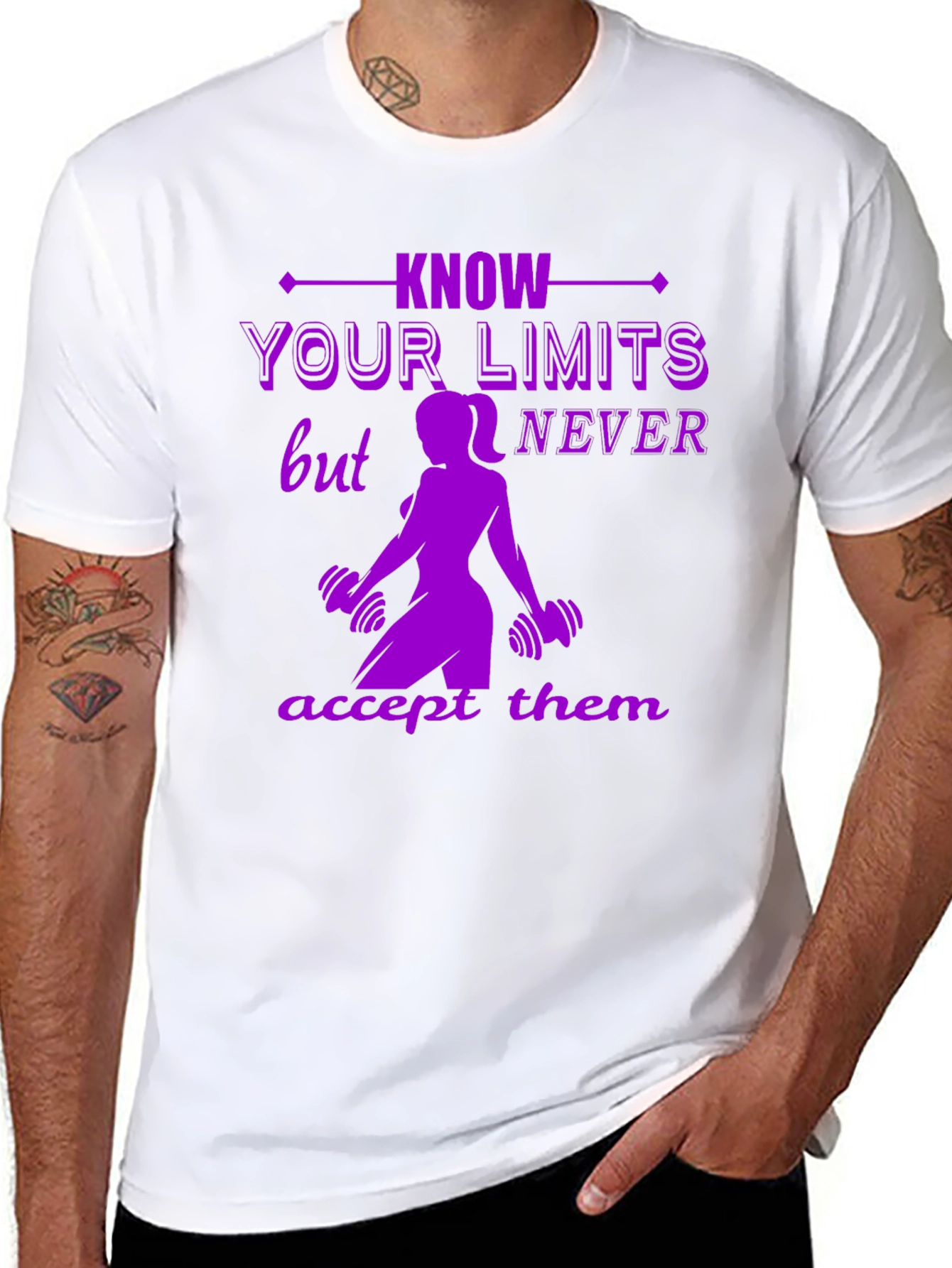 Know Your Limits Workout Graphic Tee