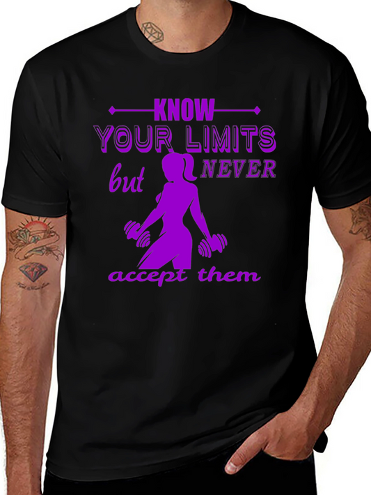 Know Your Limits Workout Graphic Tee