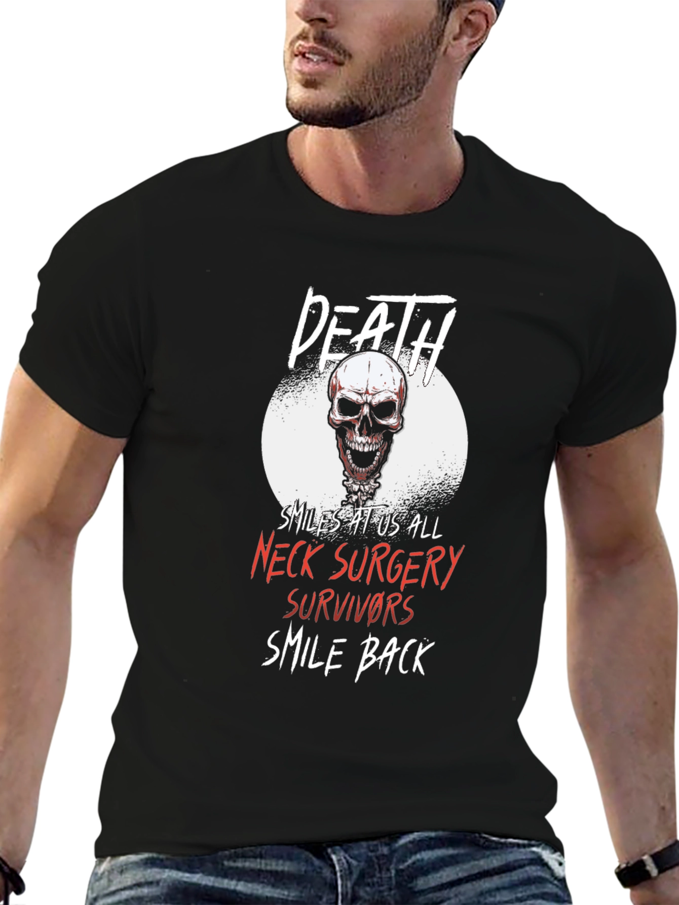 Death Neck Surgery Survivor Graphic Tee