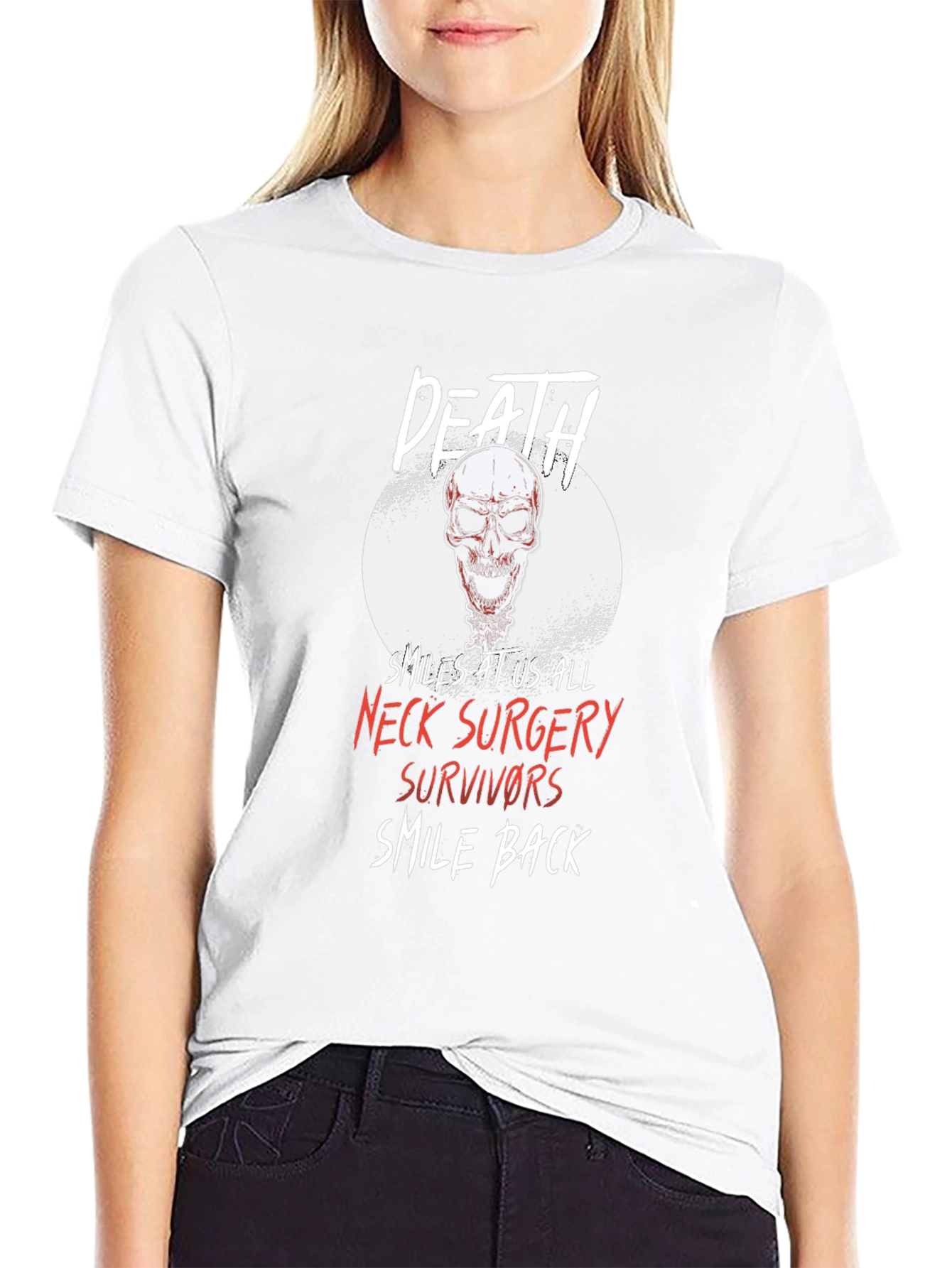 Death Neck Surgery Survivor Graphic Tee