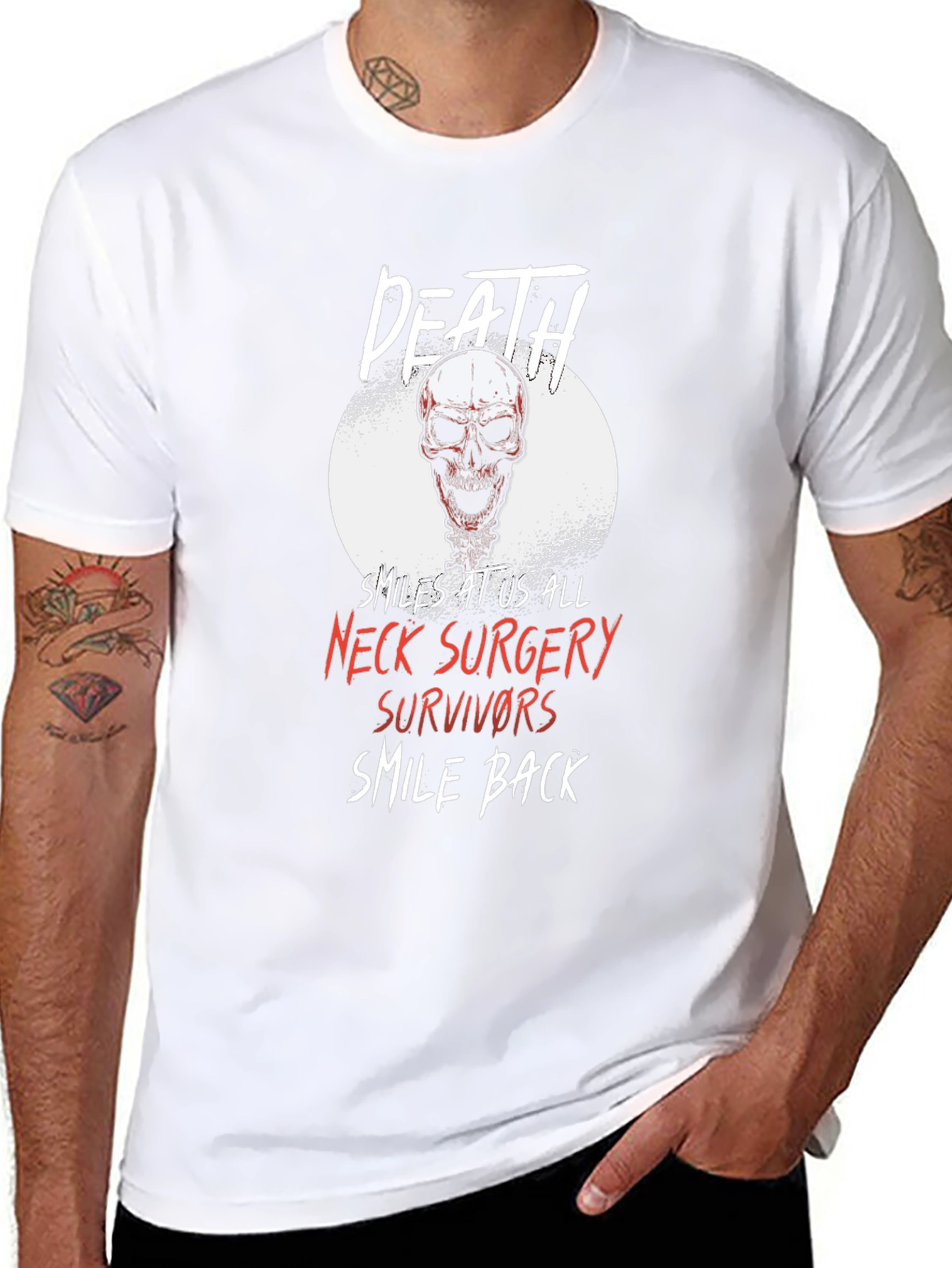 Death Neck Surgery Survivor Graphic Tee