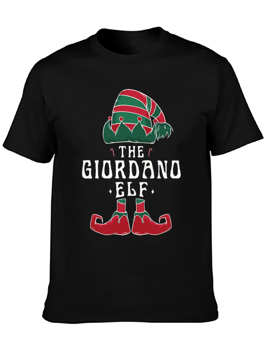 Giordano Elf Christmas Graphic T-Shirt