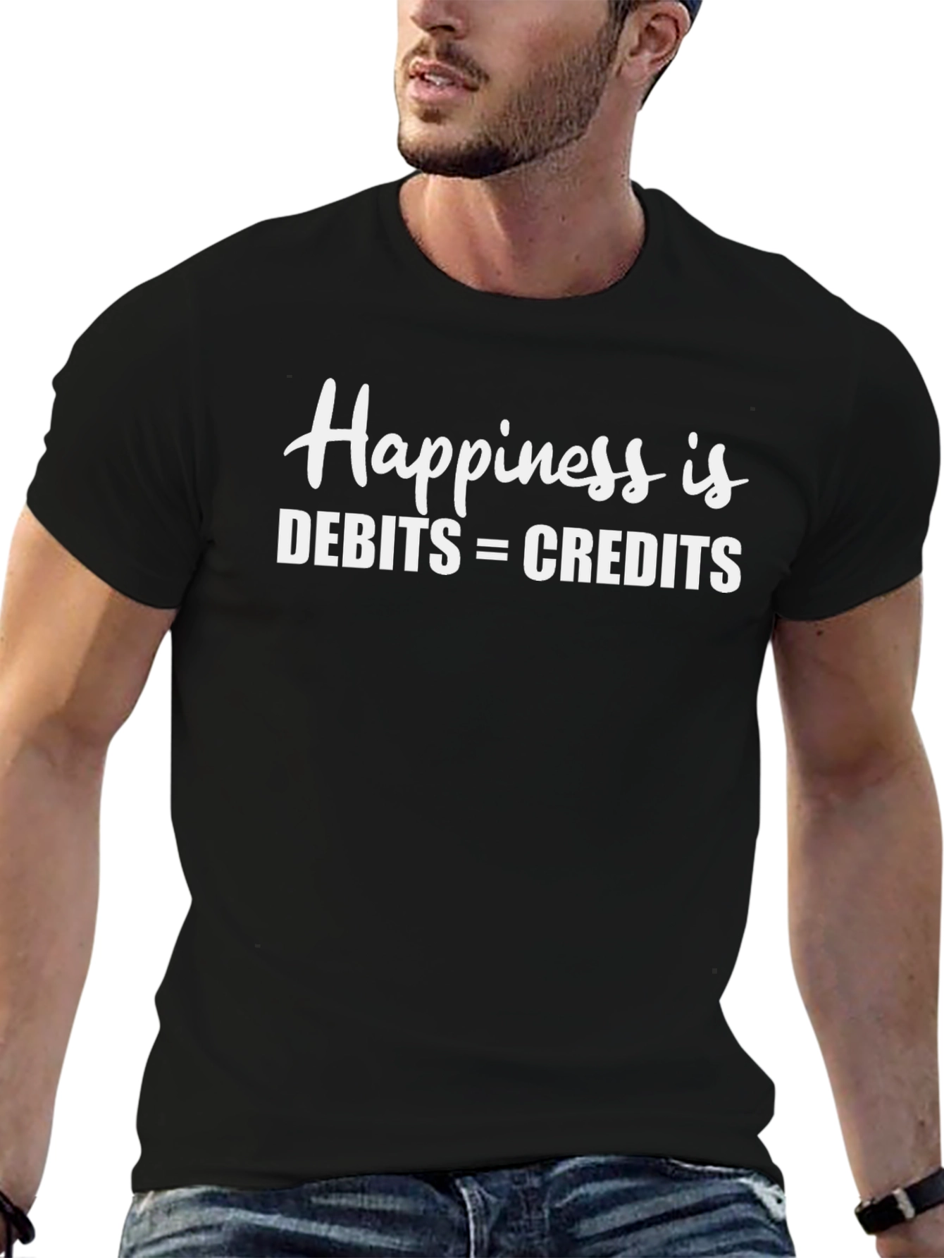 Happiness is Debits = Credits T-Shirt