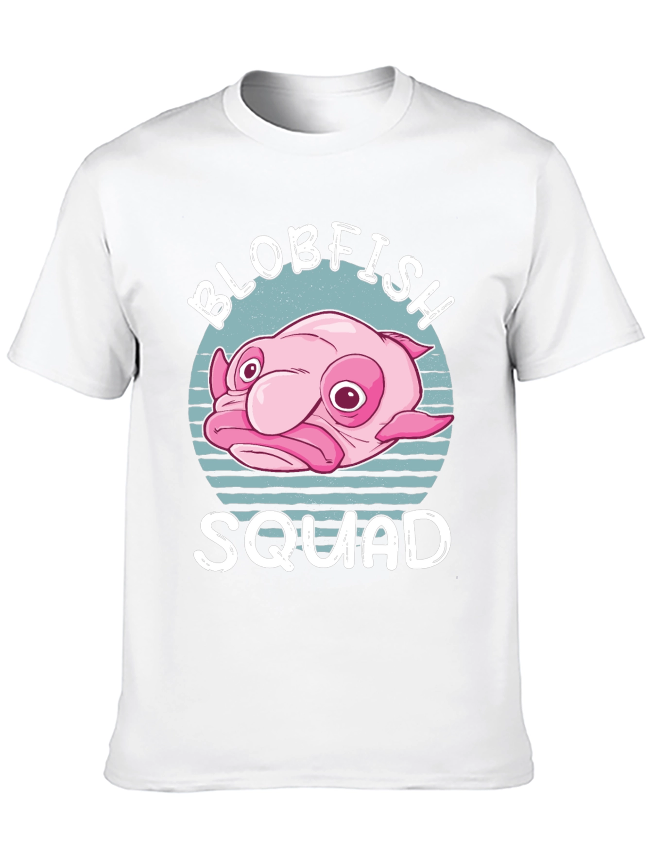 Blobfish Squad Graphic T-Shirt - Black Cotton Tee