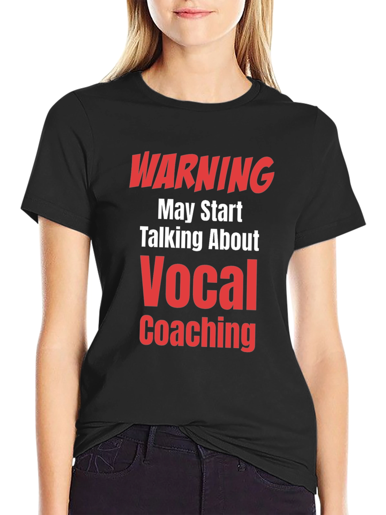 Warning Vocal Coaching T-Shirt - Funny Gift