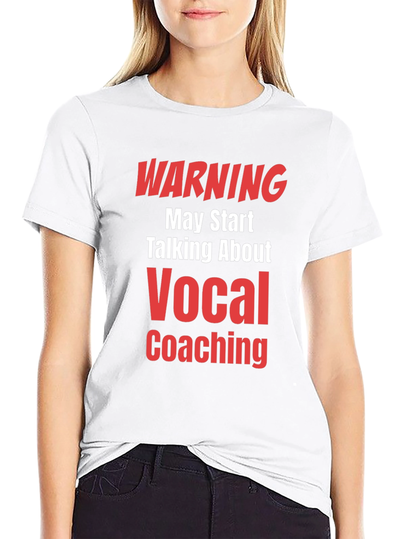 Warning Vocal Coaching T-Shirt - Funny Gift