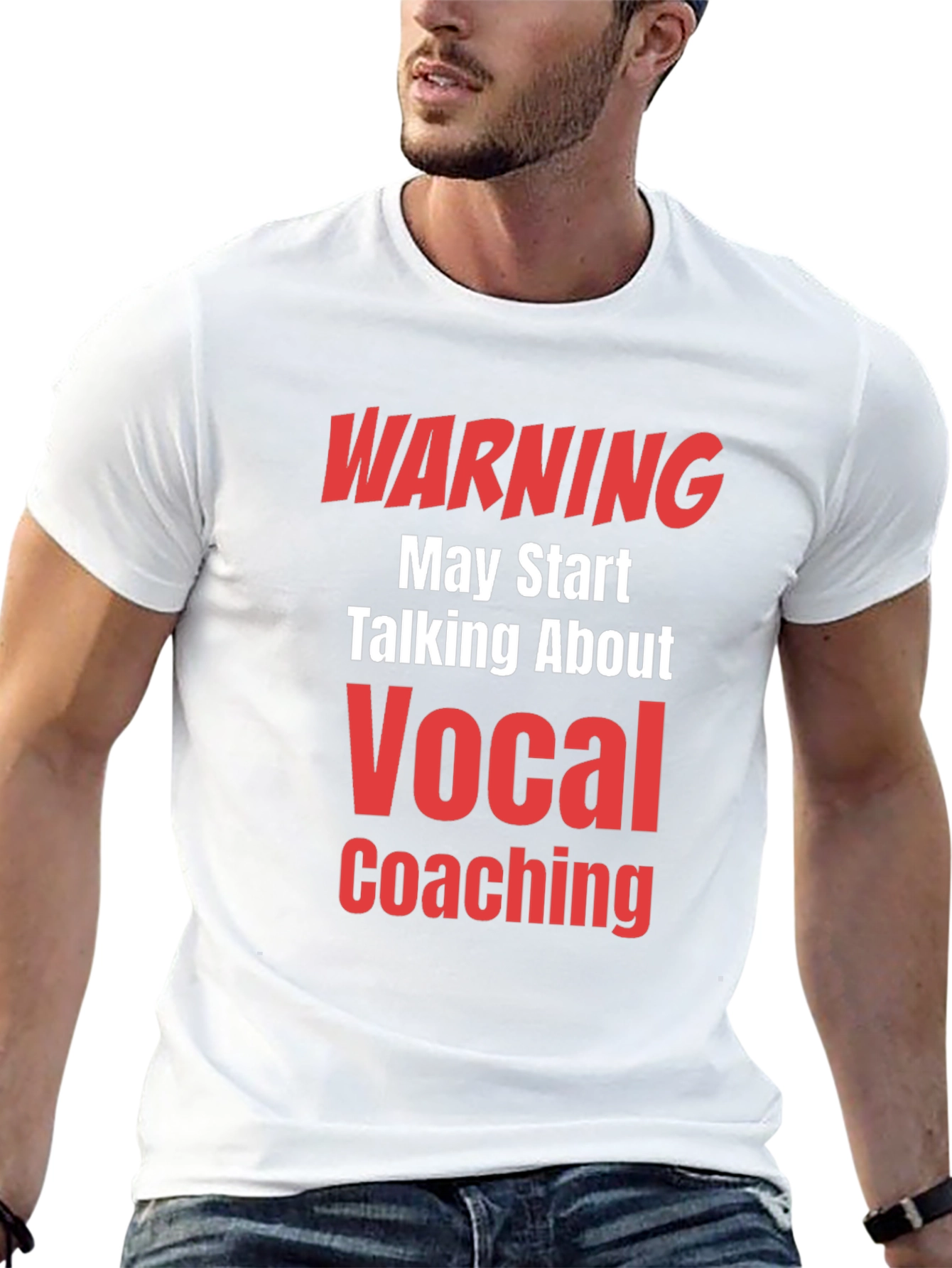 Warning Vocal Coaching T-Shirt - Funny Gift