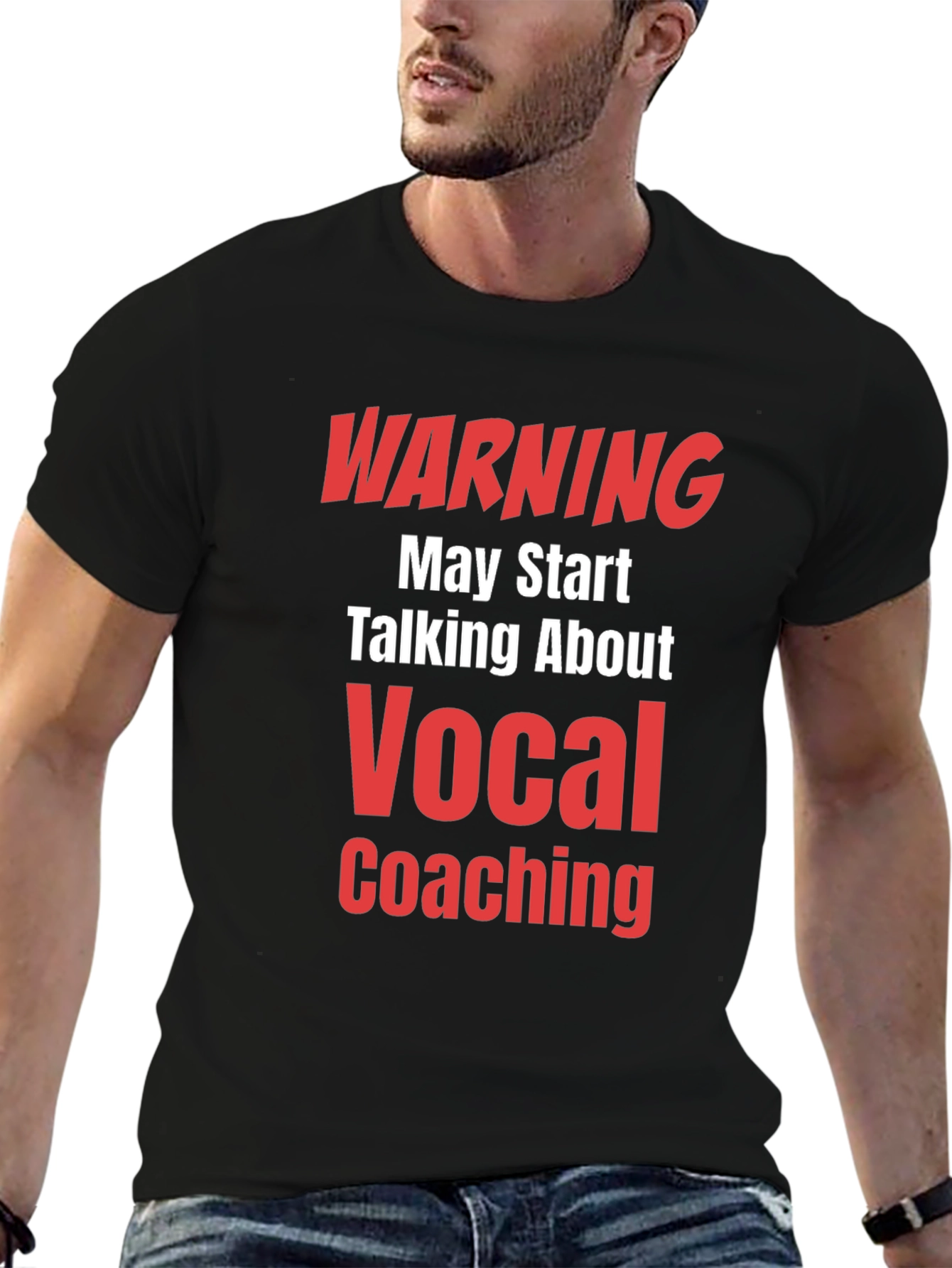 Warning Vocal Coaching T-Shirt - Funny Gift