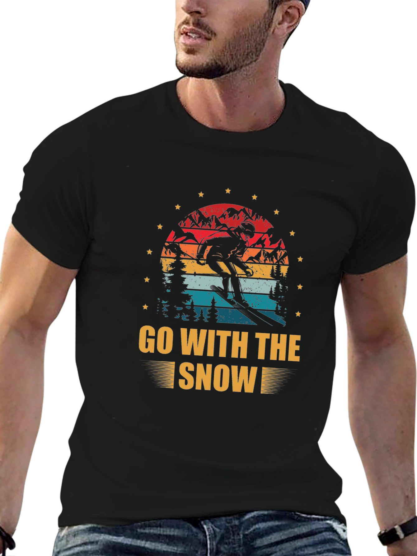 Go With The Snow Graphic Tee