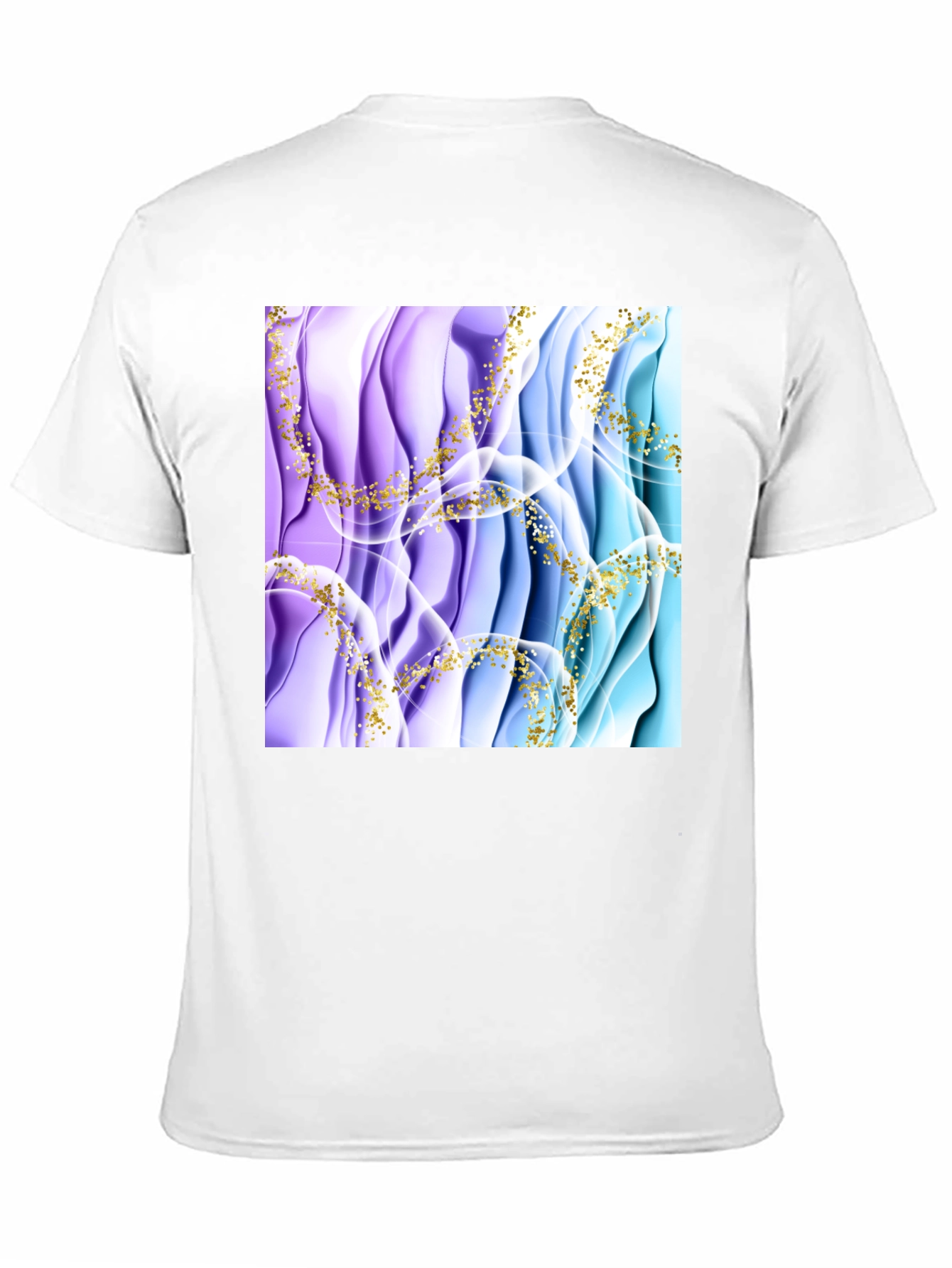 Abstract Art Mens Black T-Shirt