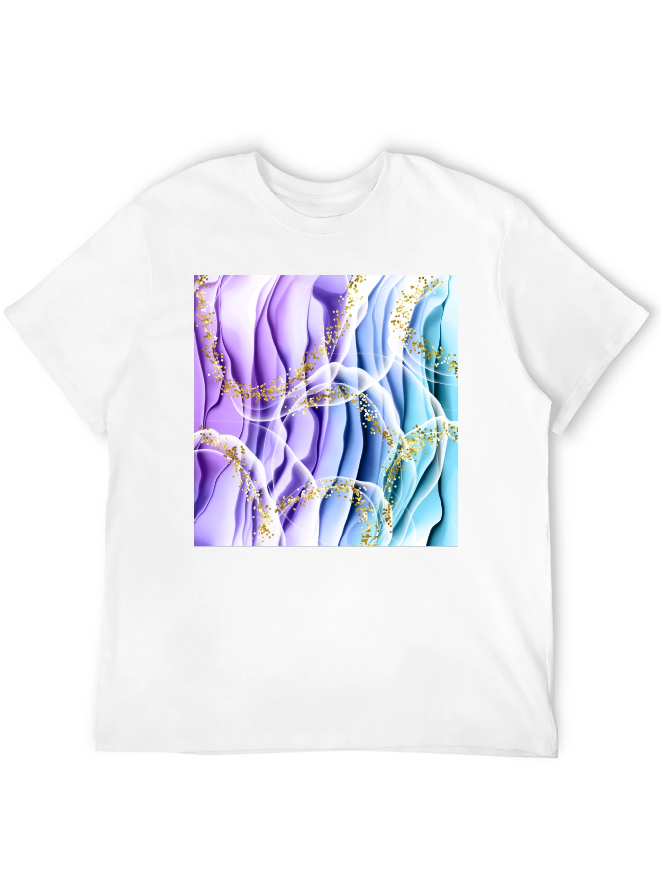 Abstract Art Mens Black T-Shirt