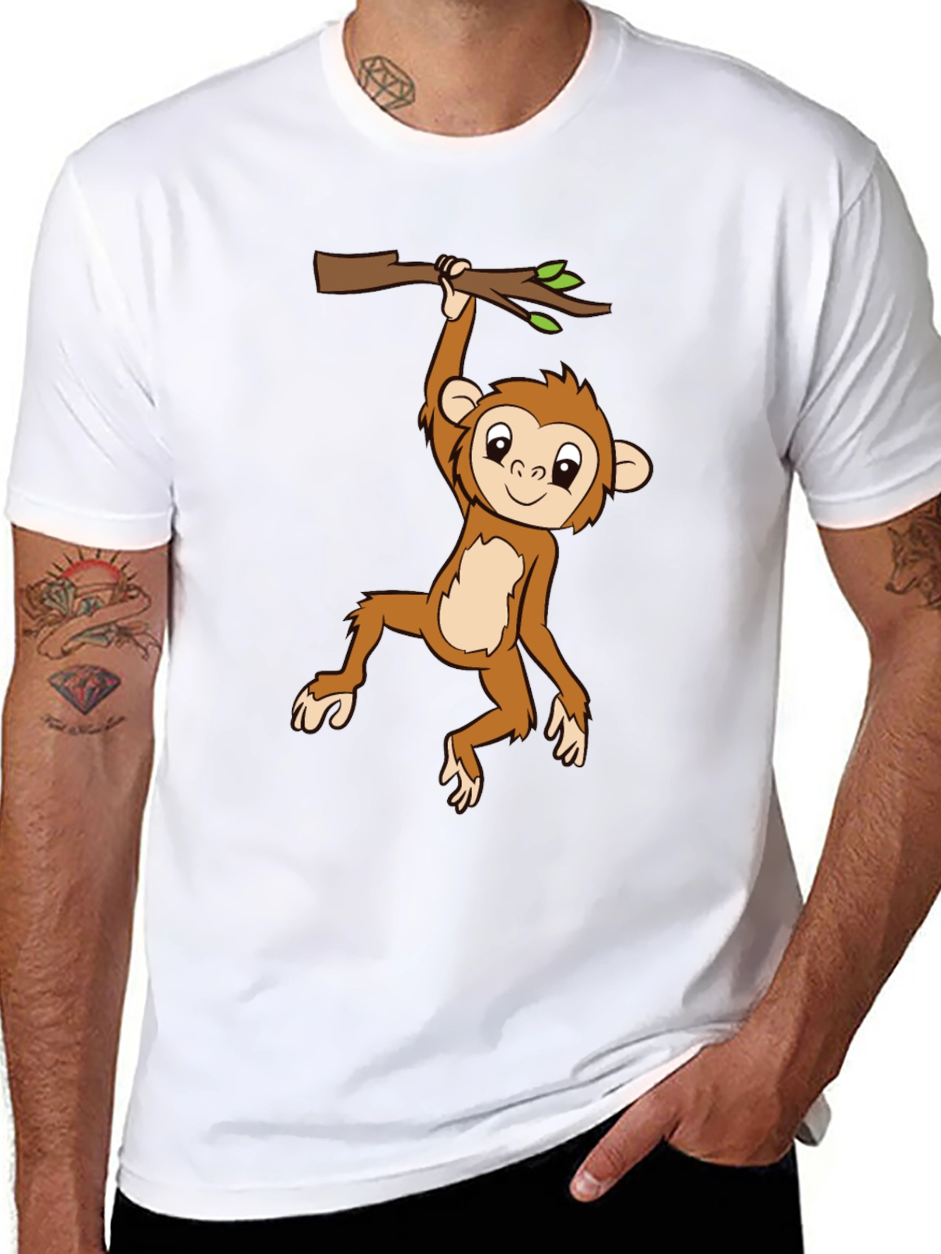 Monkey T-Shirt - Cute Primate Graphic Tee