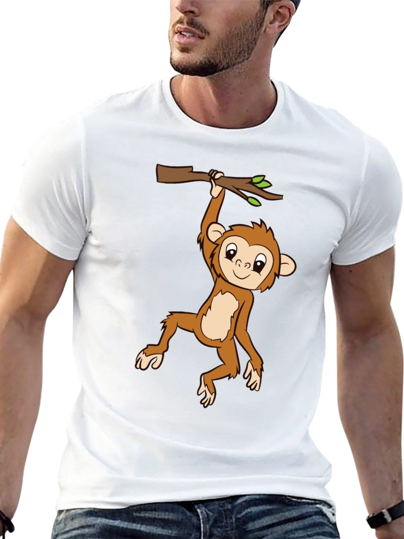 Monkey T-Shirt - Cute Primate Graphic Tee