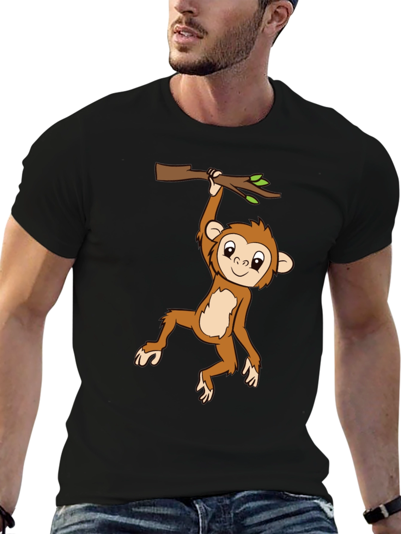 Monkey T-Shirt - Cute Primate Graphic Tee