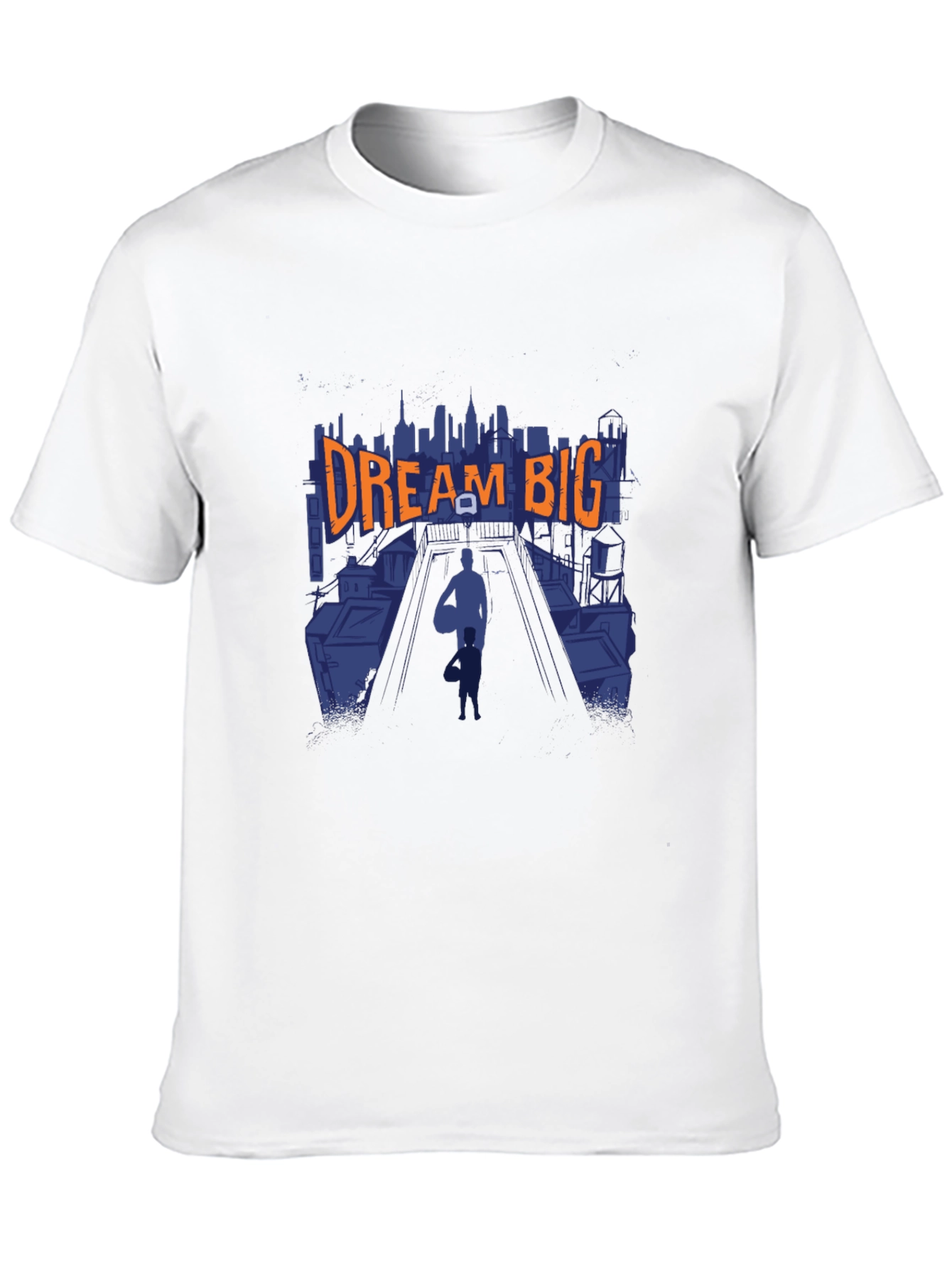 Dream Big Graphic T-Shirt - Black Cotton Tee