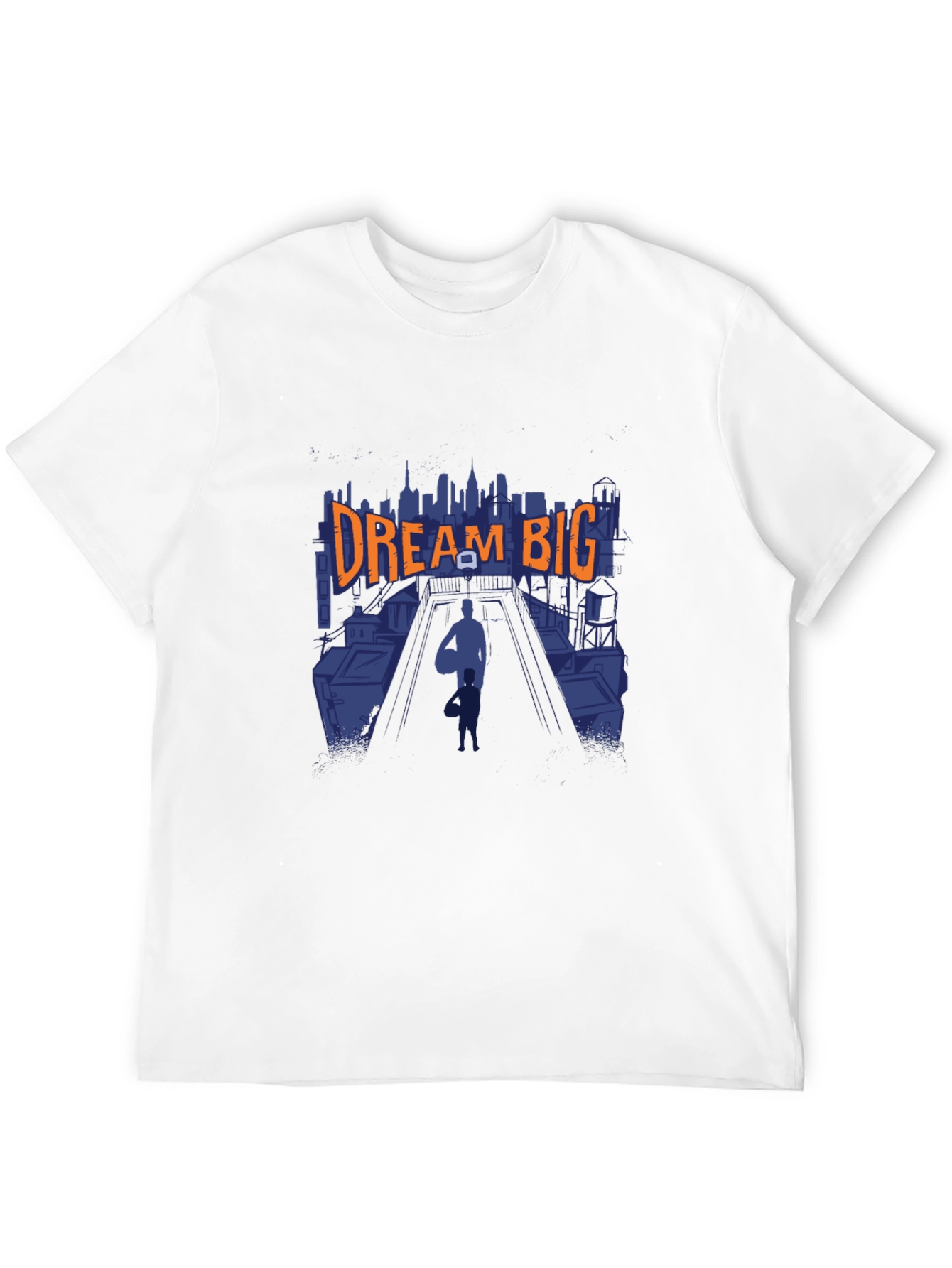 Dream Big Graphic T-Shirt - Black Cotton Tee