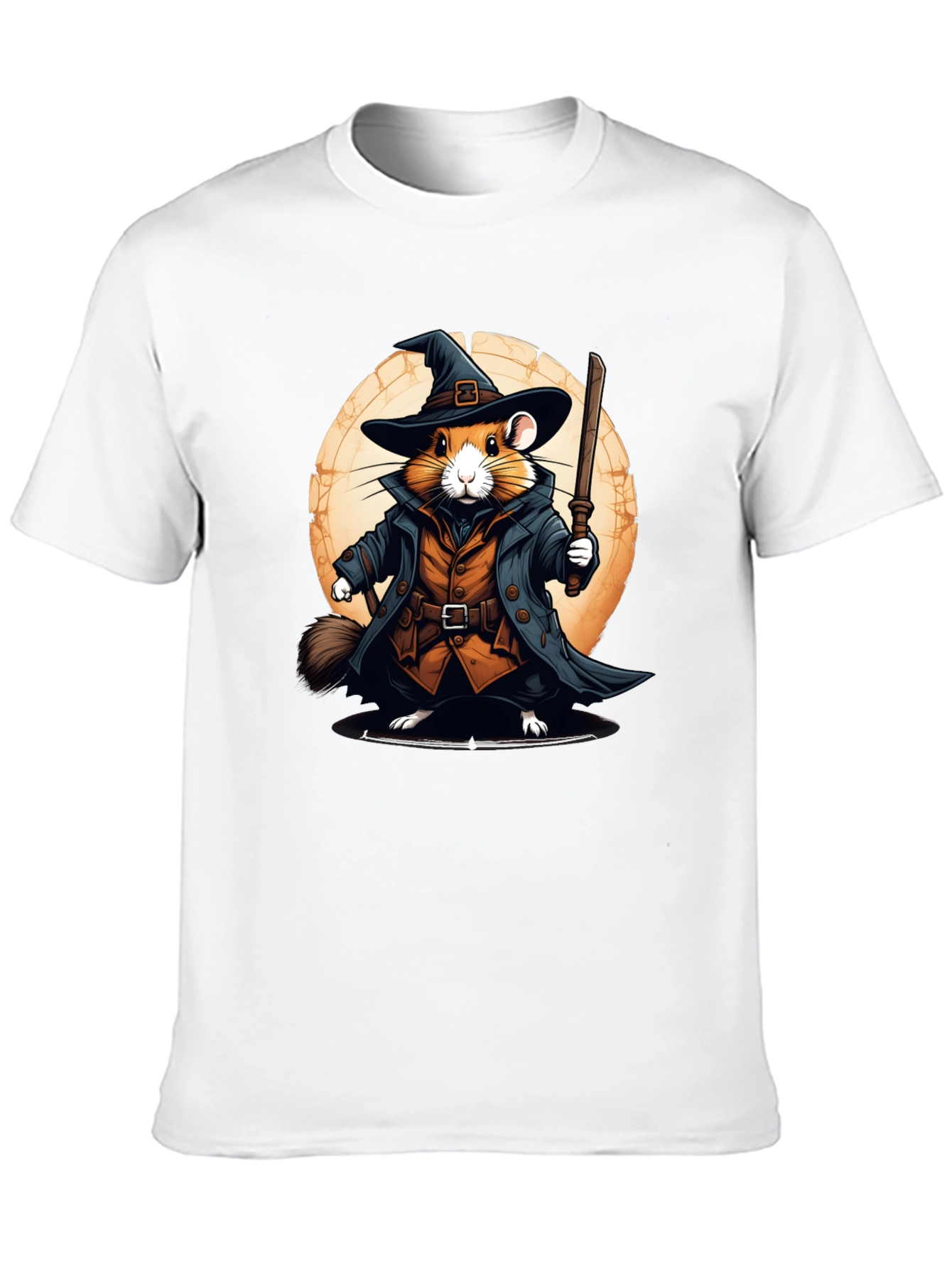 Wizard Hamster T-Shirt - Magical Rodent Design