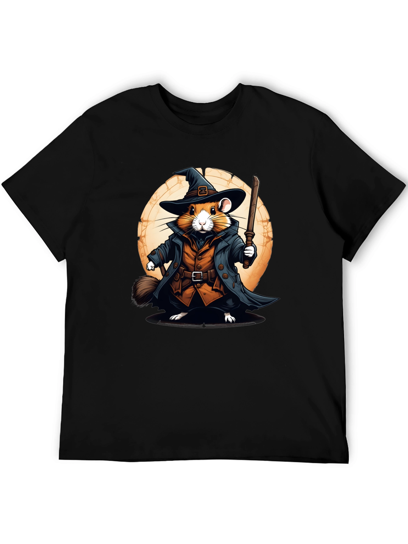 Wizard Hamster T-Shirt - Magical Rodent Design