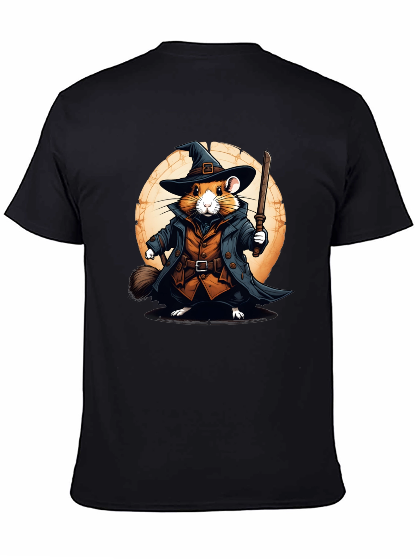 Wizard Hamster T-Shirt - Magical Rodent Design