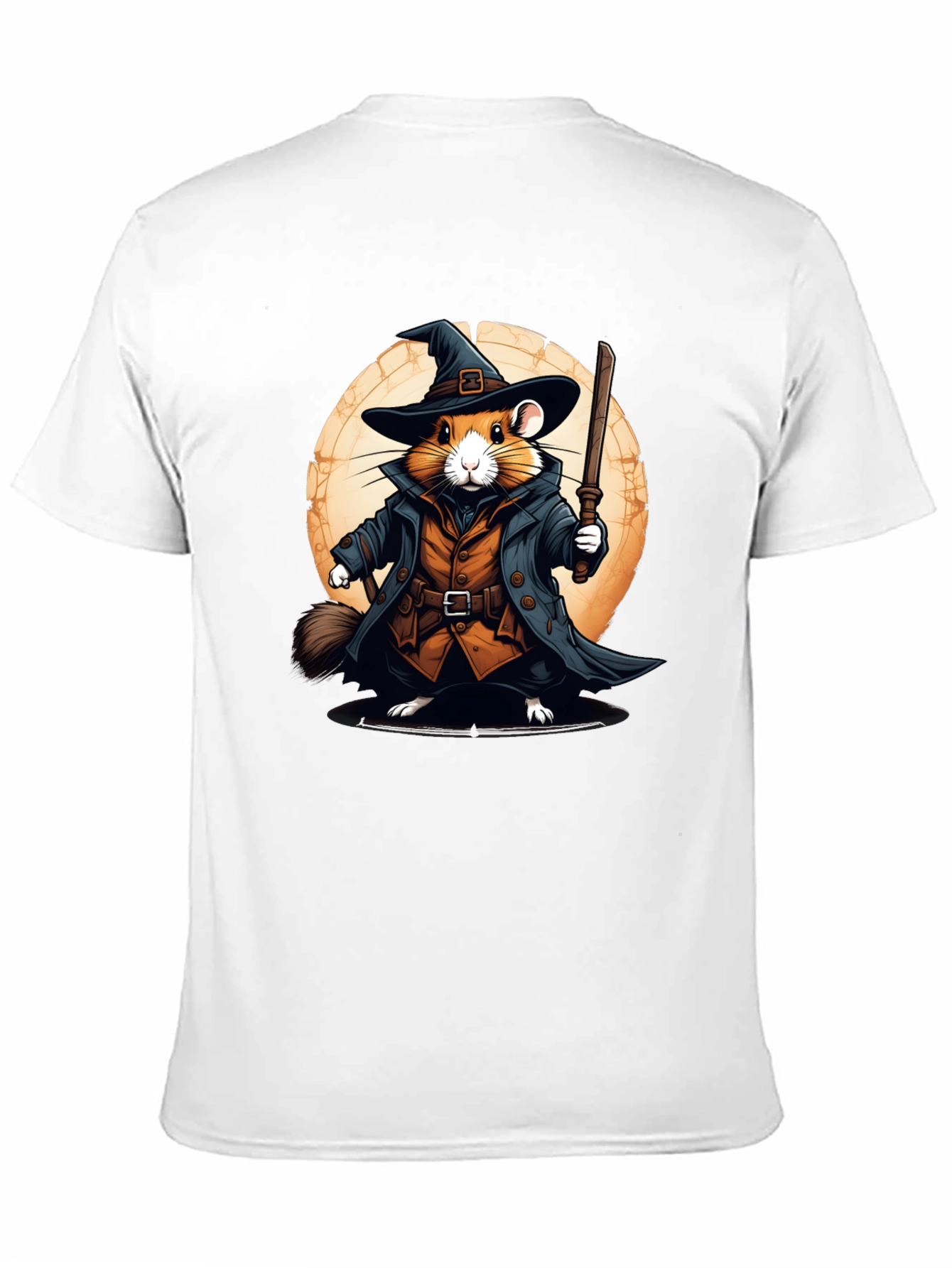 Wizard Hamster T-Shirt - Magical Rodent Design