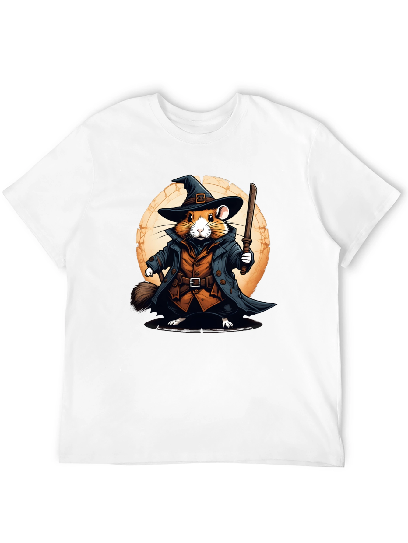 Wizard Hamster T-Shirt - Magical Rodent Design