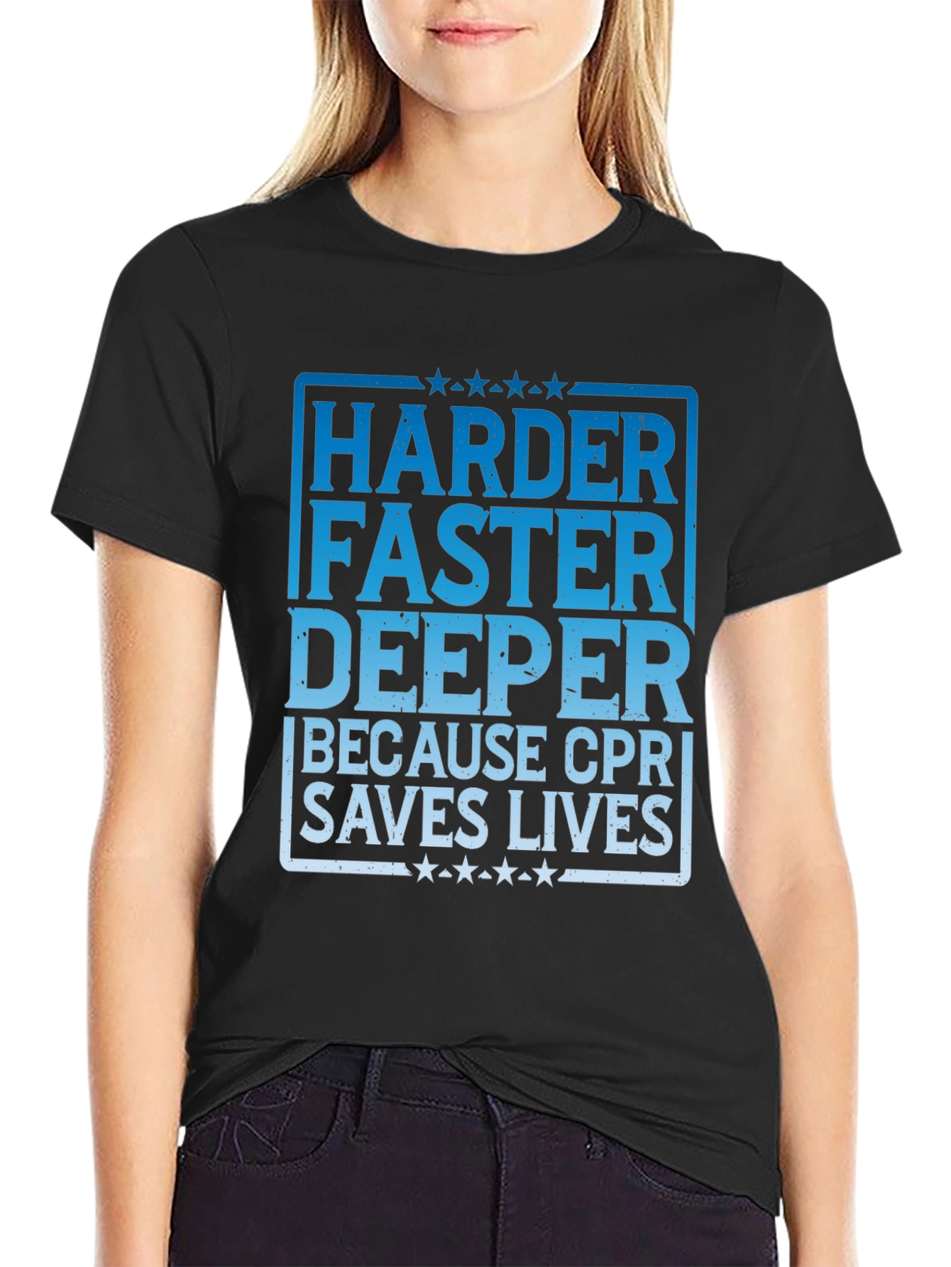 CPR Saves Lives Graphic T-Shirt