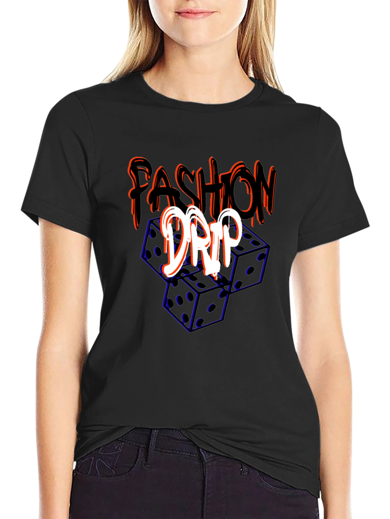 Fashion Drip Dice Graphic Tee