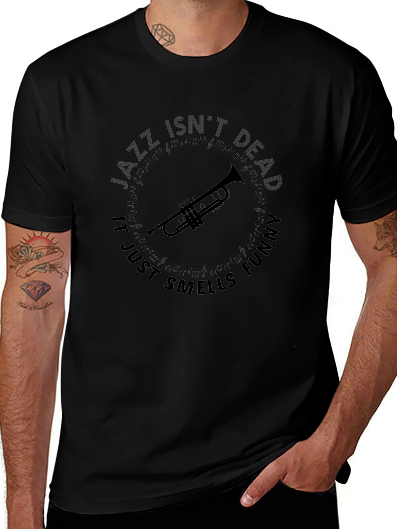 Jazz Isnt Dead Mens T-Shirt