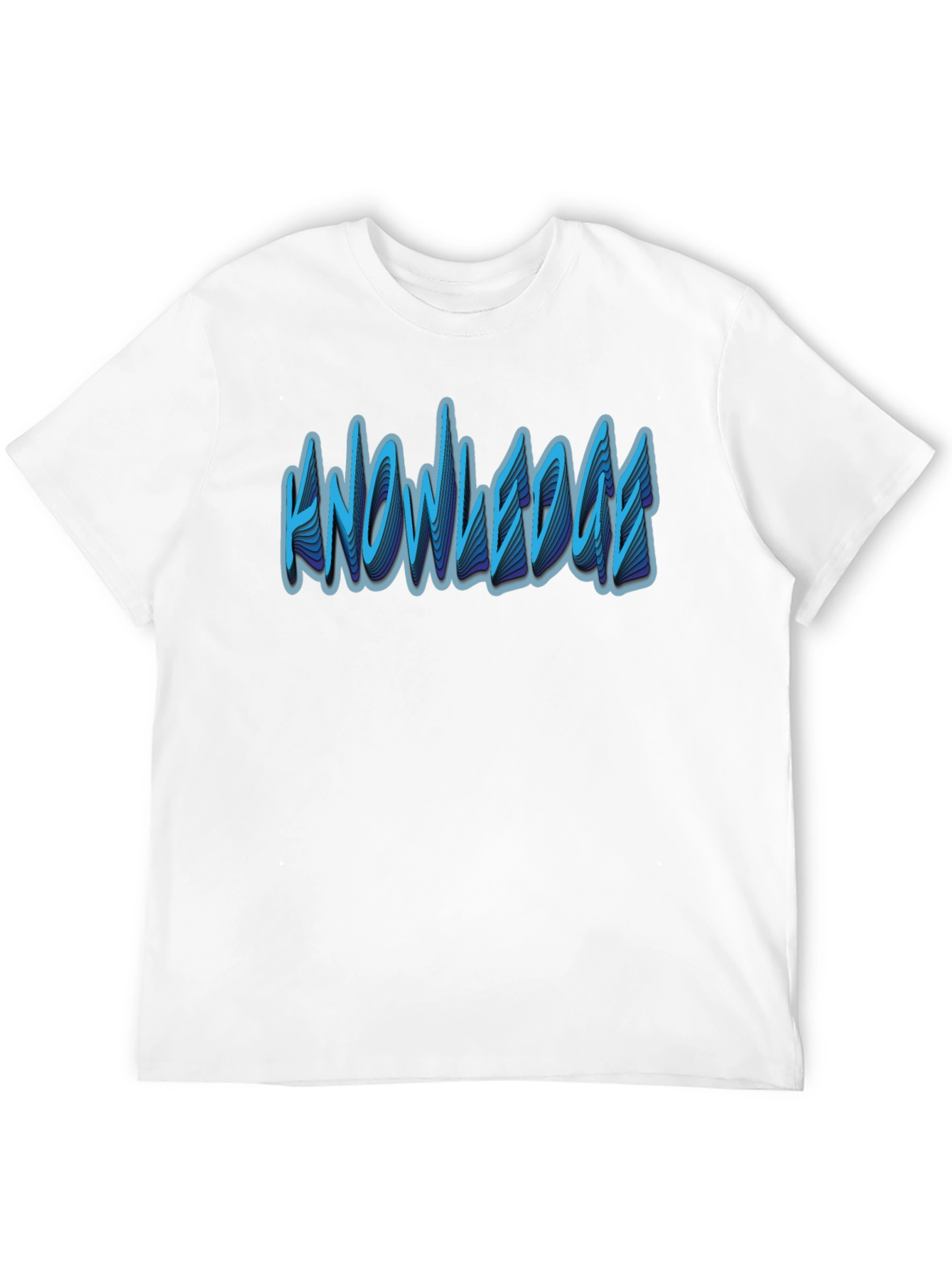 Knowledge Graphic T-Shirt - Modern Black Tee
