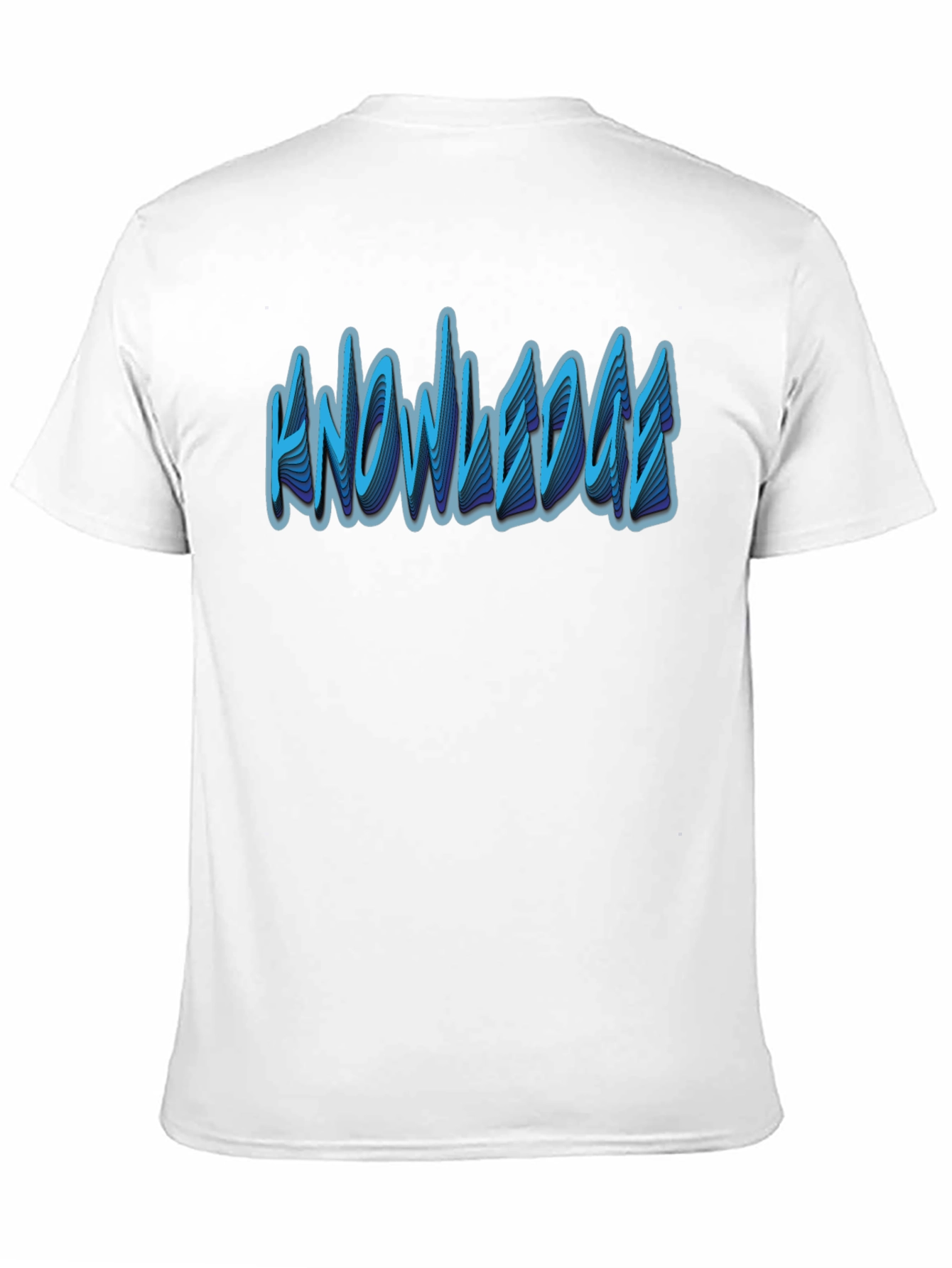 Knowledge Graphic T-Shirt - Modern Black Tee