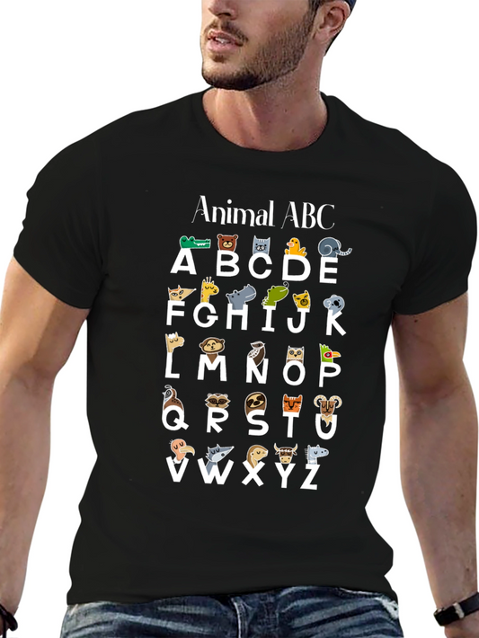Animal ABC T-Shirt - Educational Alphabet Tee