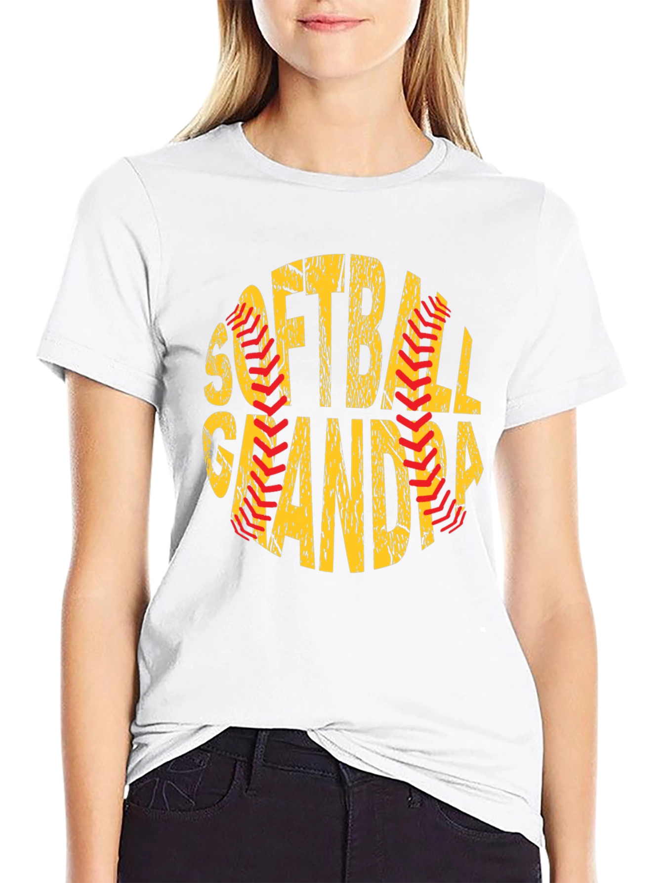 Softball Grandpa T-Shirt - Baseball Lover Gift
