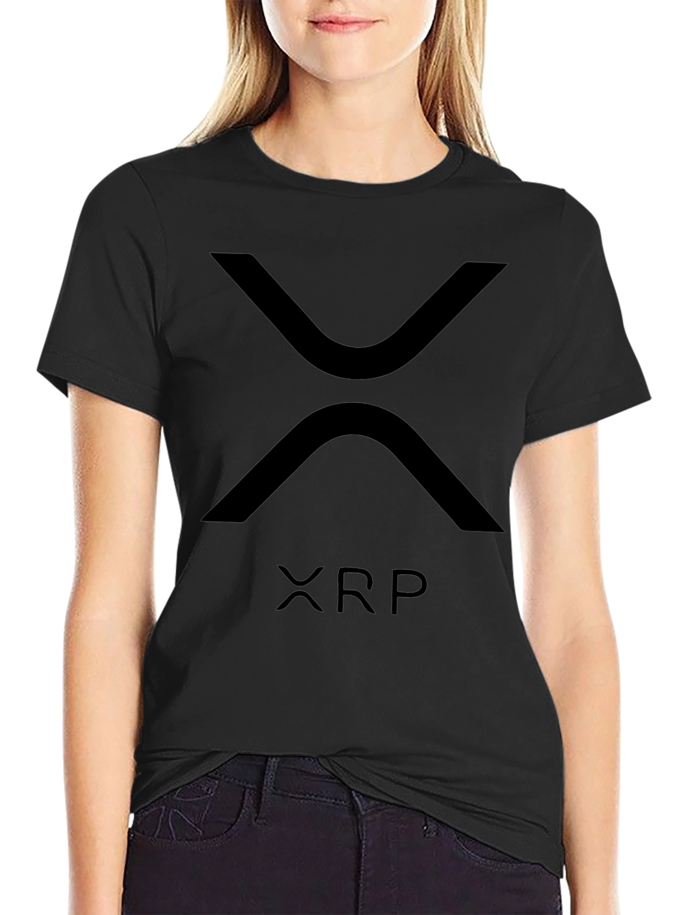 XRP Crypto T-Shirt - Modern Minimalist Style