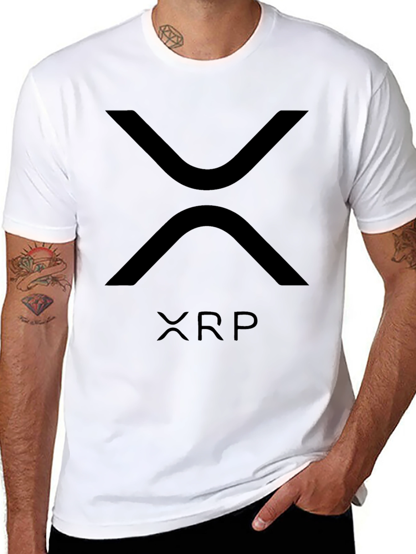 XRP Crypto T-Shirt - Modern Minimalist Style
