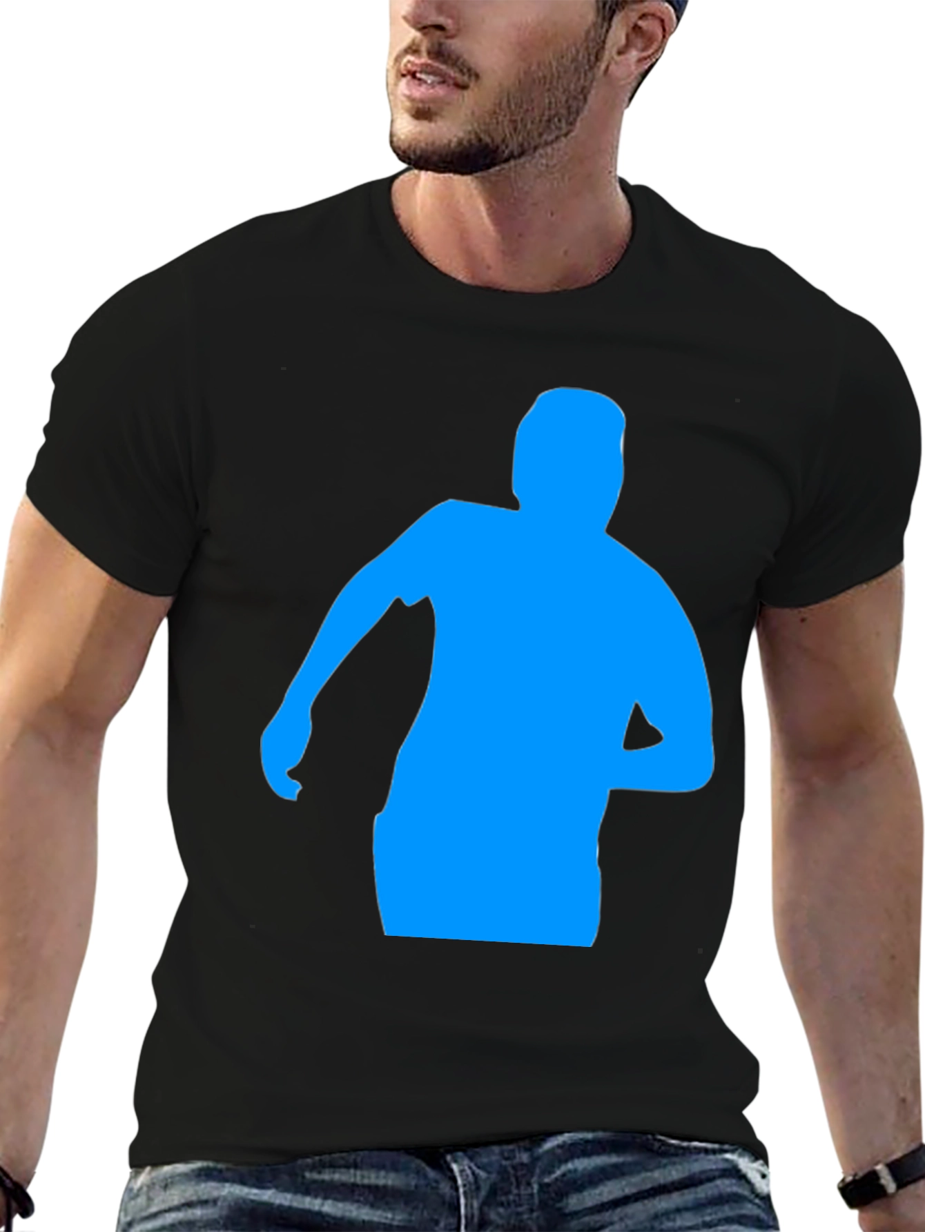 Silhouette Graphic Tee - Mens Black T-Shirt