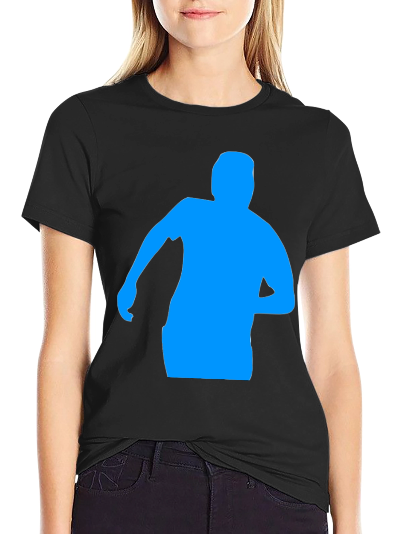Silhouette Graphic Tee - Mens Black T-Shirt
