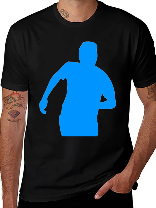 Silhouette Graphic Tee - Mens Black T-Shirt