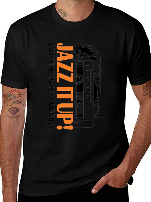 Jazz It Up Graphic Tee - Let The Party Begin!