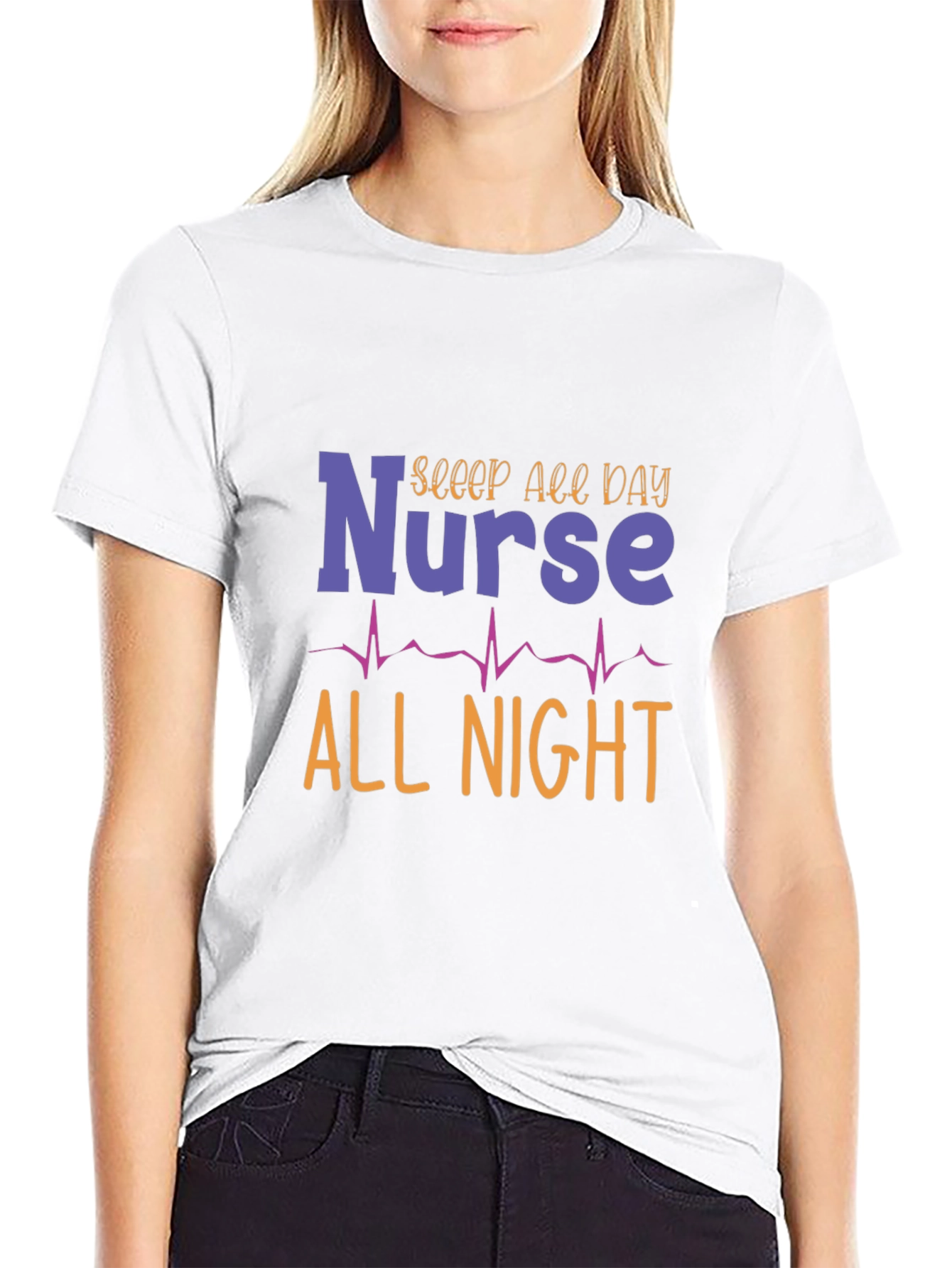 Nurse All Day All Night Graphic Tee