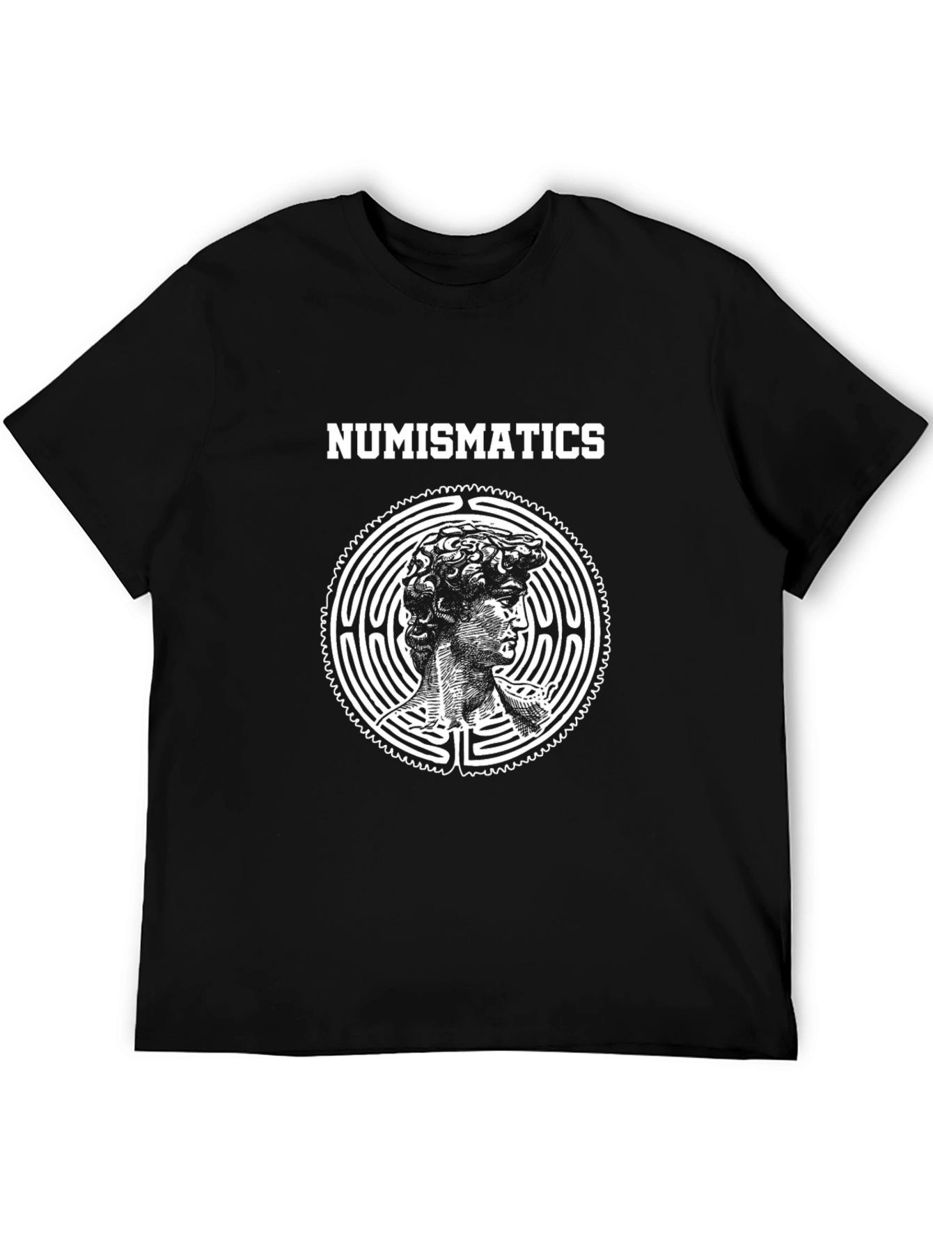 Numismatics Maze Tee: Coins Collector Gift