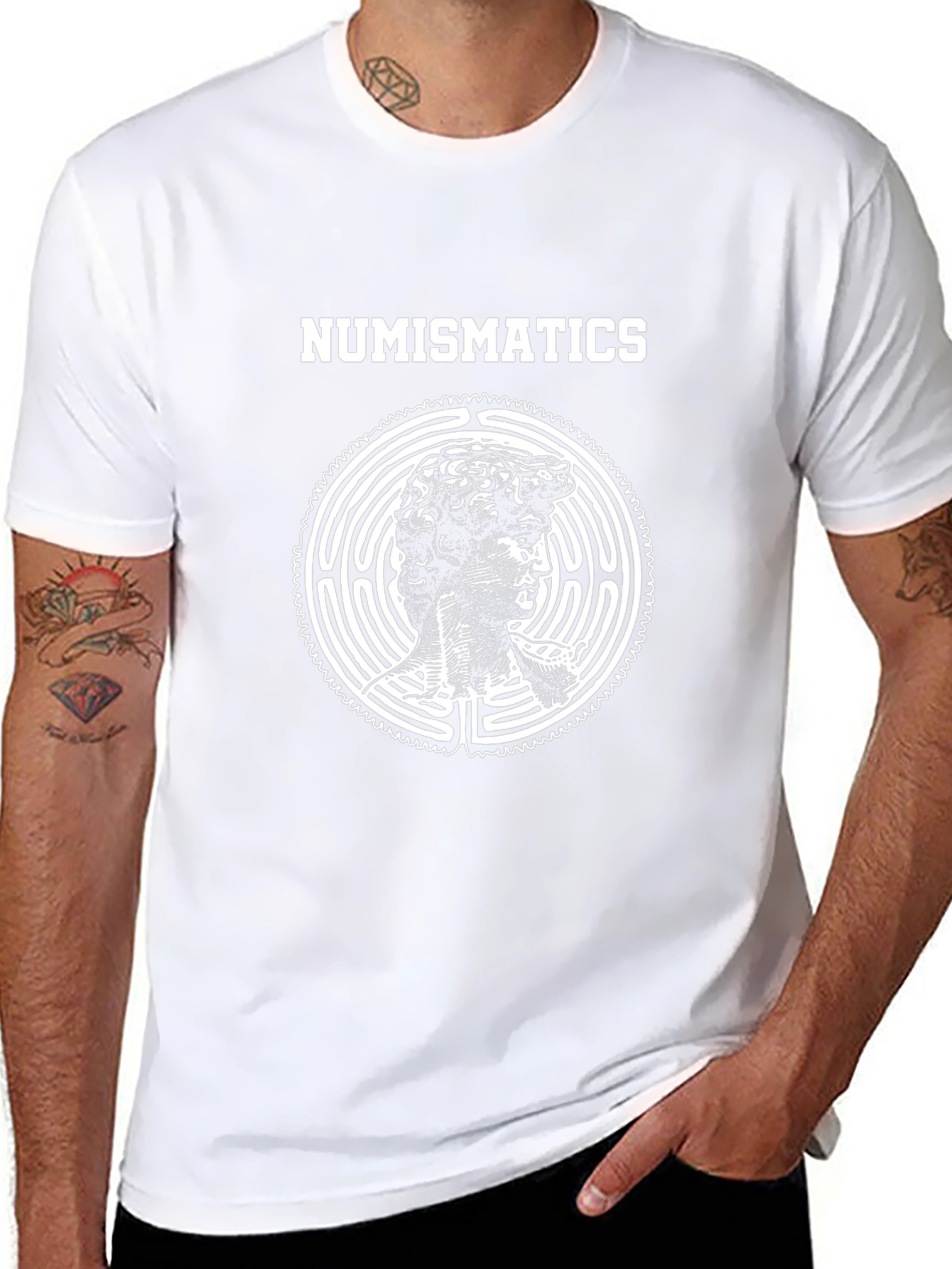 Numismatics Maze Tee: Coins Collector Gift
