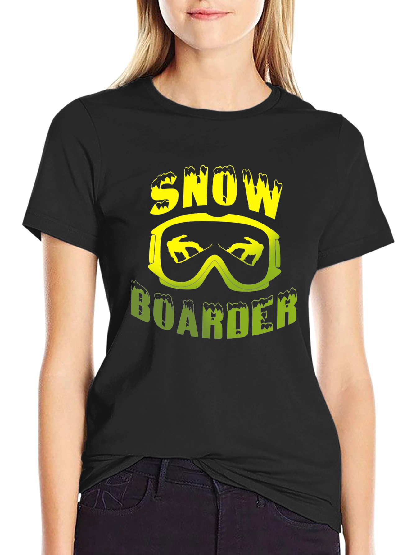 Snowboarder Graphic Tee -  Skiing Shirt